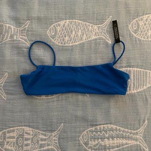ark swim Royal Blue Minimal Crop